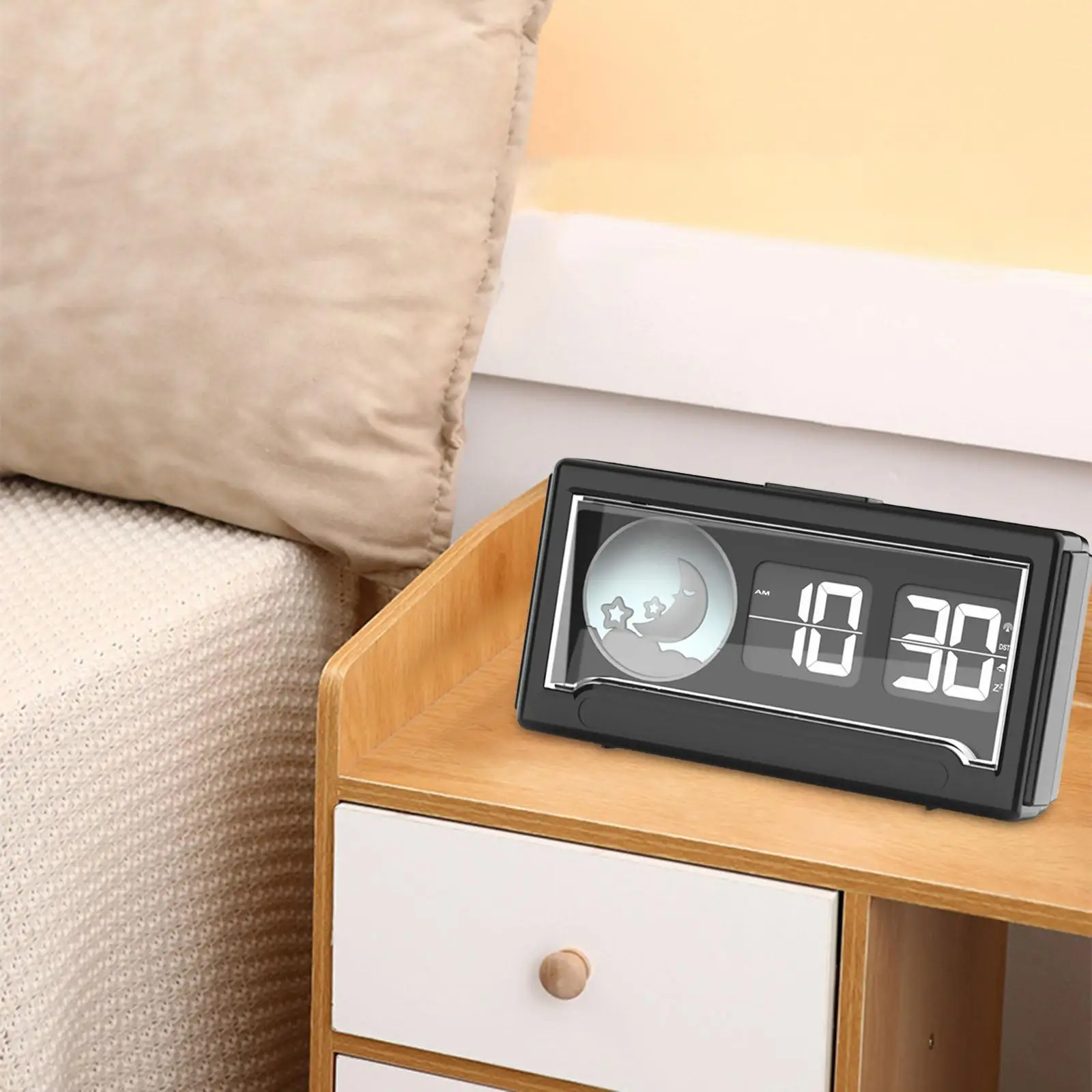 Auto Flip Clock Digital Number Alarm Clock Vintage Clock Luminous Clock for Bedrooms Home Office Kitchen Decoration