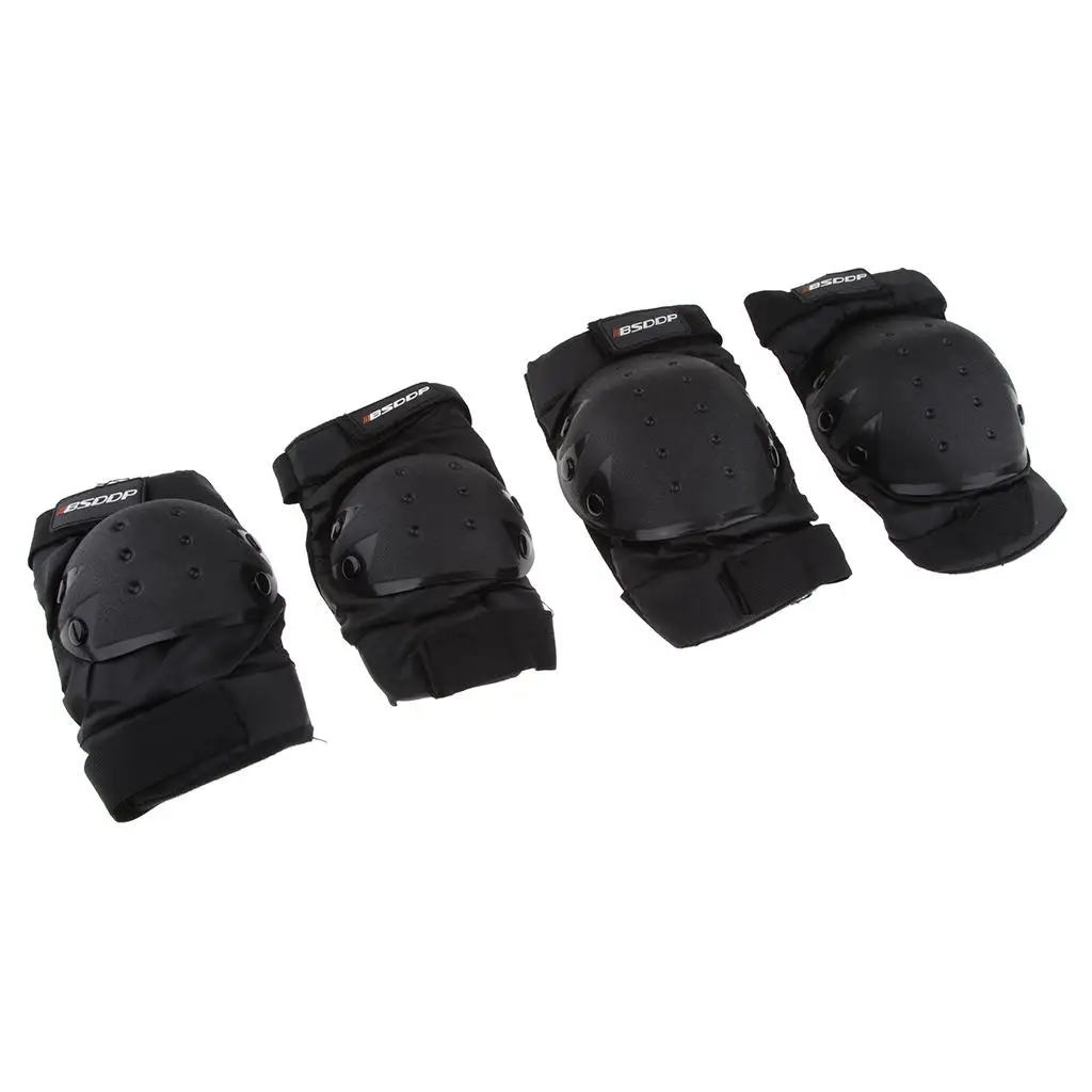 Black Breathable Compression Knee Brace Support Knee Shin Collision Avoidance Cover Knee Pads for Cycling