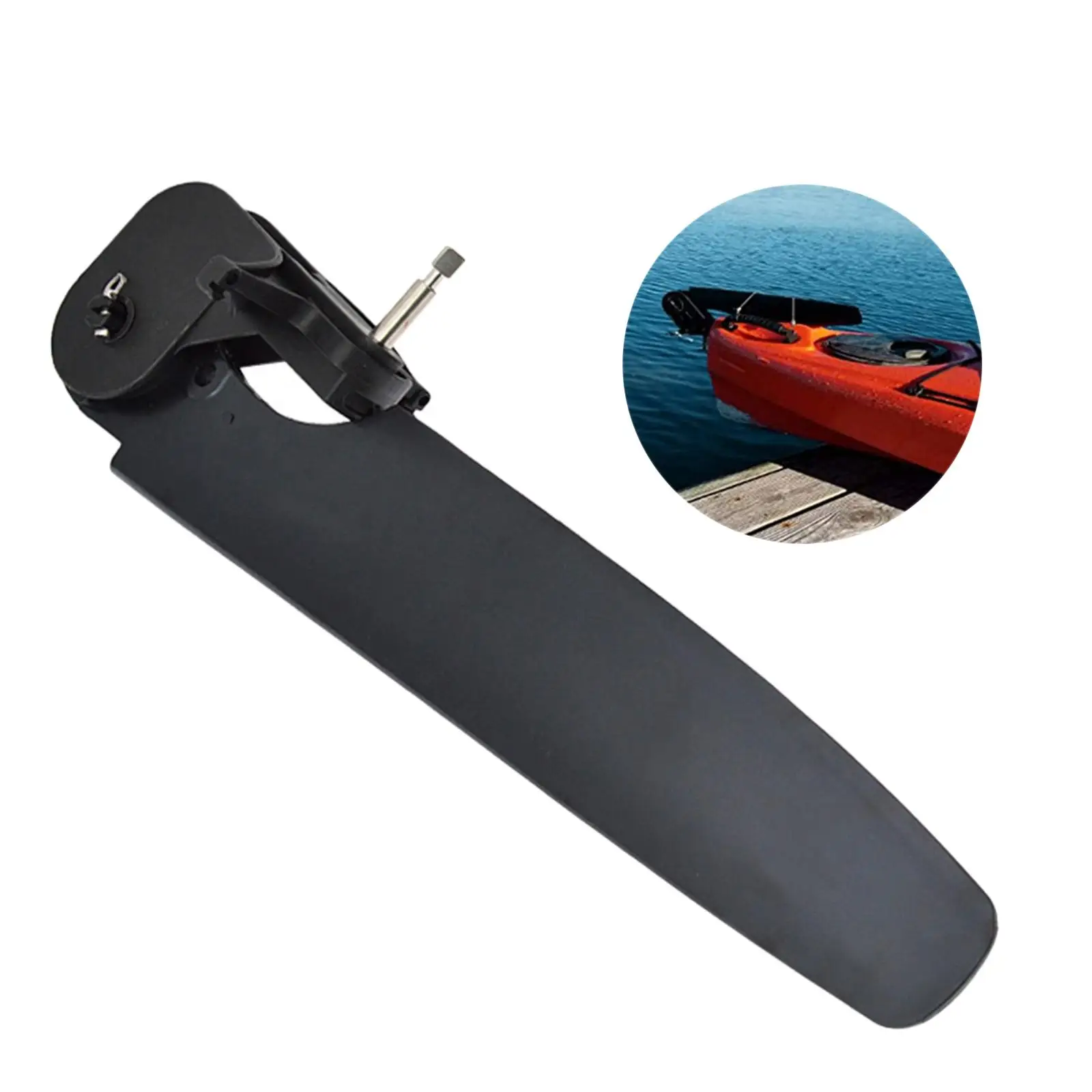 Kayak Boat Rudder Adjustable Direction Fishing Rear Tail Steering System Foot Control Steering System Kayak Accessories