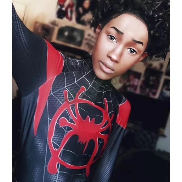 Miles Morales Cosplay Niño Adulto Disfraz Spiderman into the Spider-verse –  Warigato Cosplay Pet & Human Store