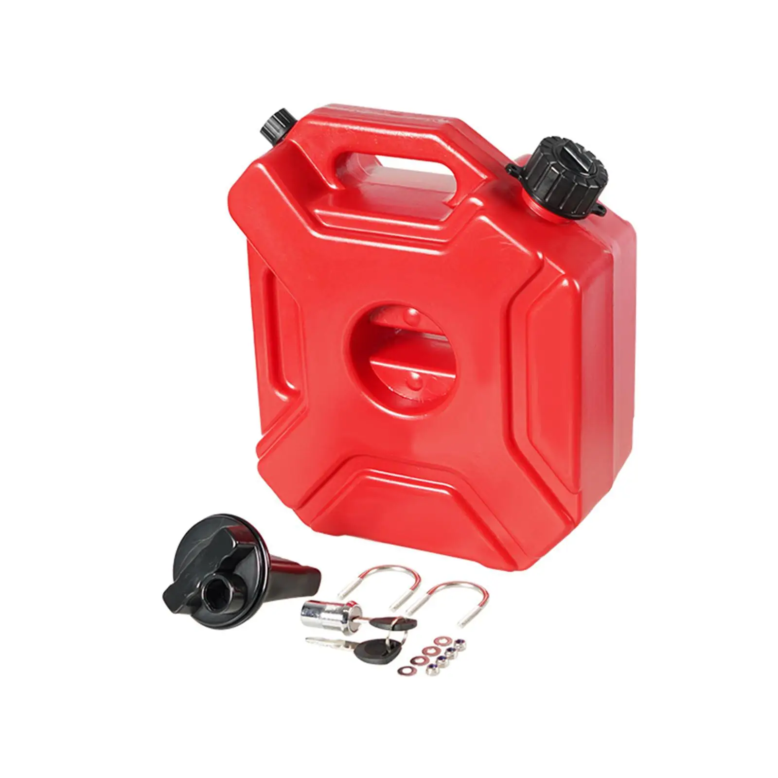 Gas Petrol Fuel Tank 5L Easy to Mount Fuel Tank Cans Spare Fuel Container for
