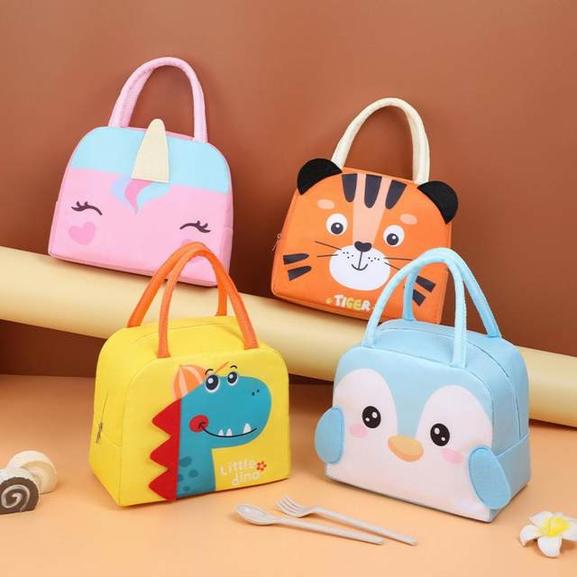 Cartoon Fruit Lunch Bag Banana And Lemon Aesthetic Lunch Box Office  Convenient Cooler Bag Oxford Graphic Thermal Tote Handbags - AliExpress