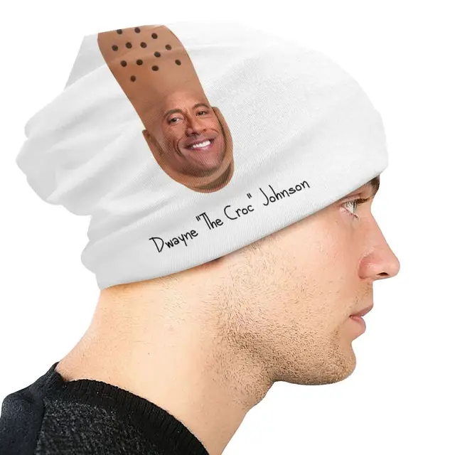 Sobrancelha Meme Dwayne The Rock Johnson Bonnet Chapéus Moda Malha
