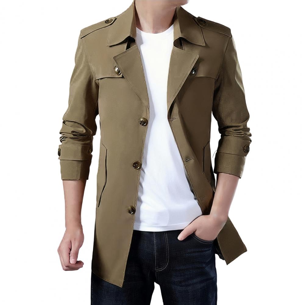 Title 16, New Spring Men Trench Fashion England Style Lon...