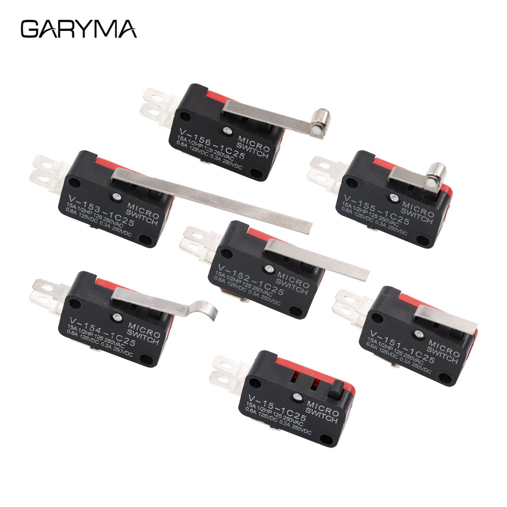 V-151-1C25 V-152-1C25 V-153-1C25 V-154-1C25 V-155-1C25 V-156-1C25 V-15-1C25 SPDT Roller Lever Micro Schalter 16A 250V – Detail 4