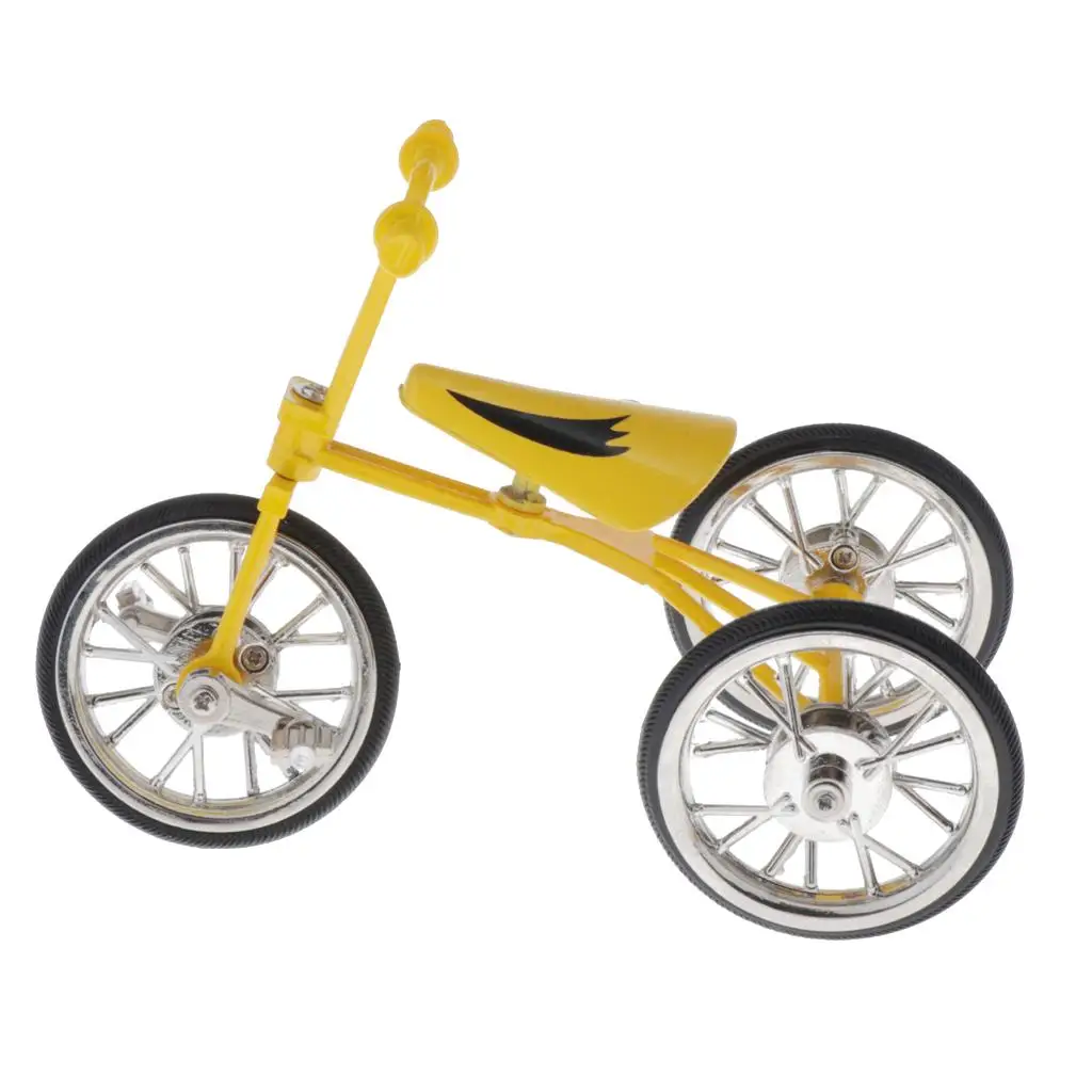 Simulation Alloy Tricycle Model Kids Toy Home/Office/Store/Cafe Decoration
