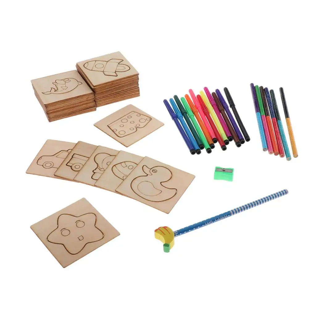 Wooden Graffiti Stencils And Templates Colored  Boys And Girls