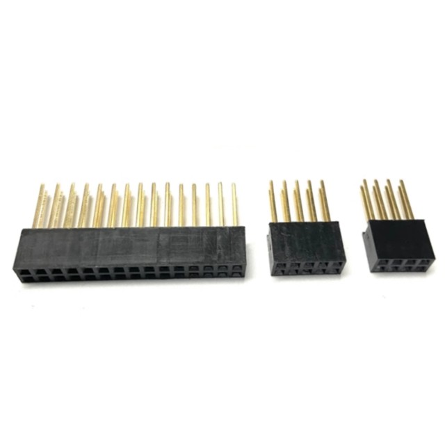 2x32 Pin Female Header Long Pins 2-Pack 2.54mm 2x32 Pin Female Header ...