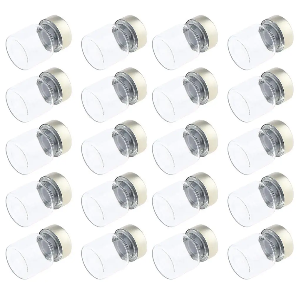 20 Pack Empty Sealed Sterile   Vials with Aluminum Septa Seals Vials