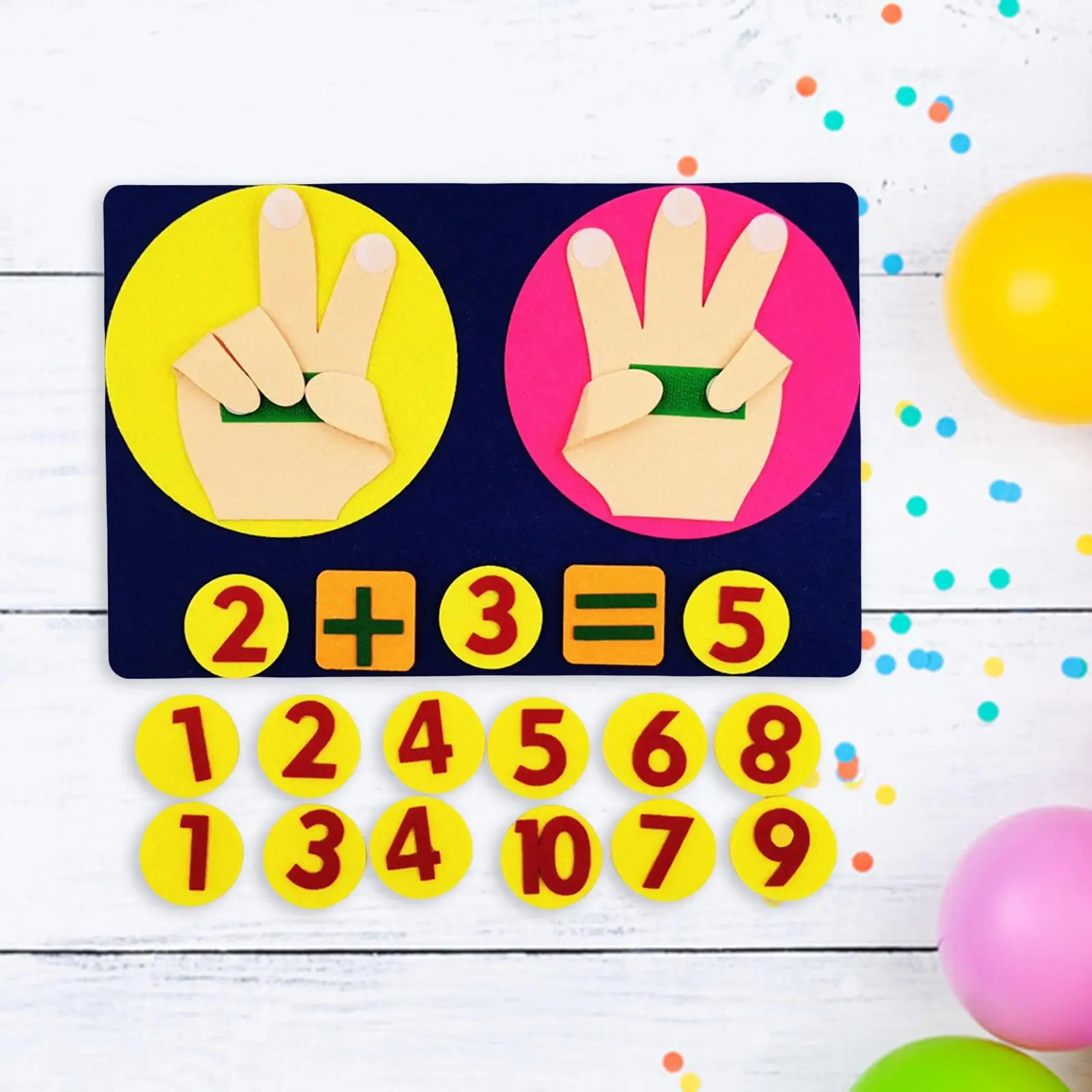 Finger Numbers Counting Toy Montessori Toys Educational Toy Math Games Math Addition Subtraction Learning for Kids Children Boys