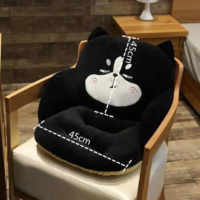 Floor Chair Pillow Ultra-thick Super Soft Cartoon Stuffed Plush Chair  Cushion with Backrest Wear Resistant Seat Comfort for Cute - AliExpress