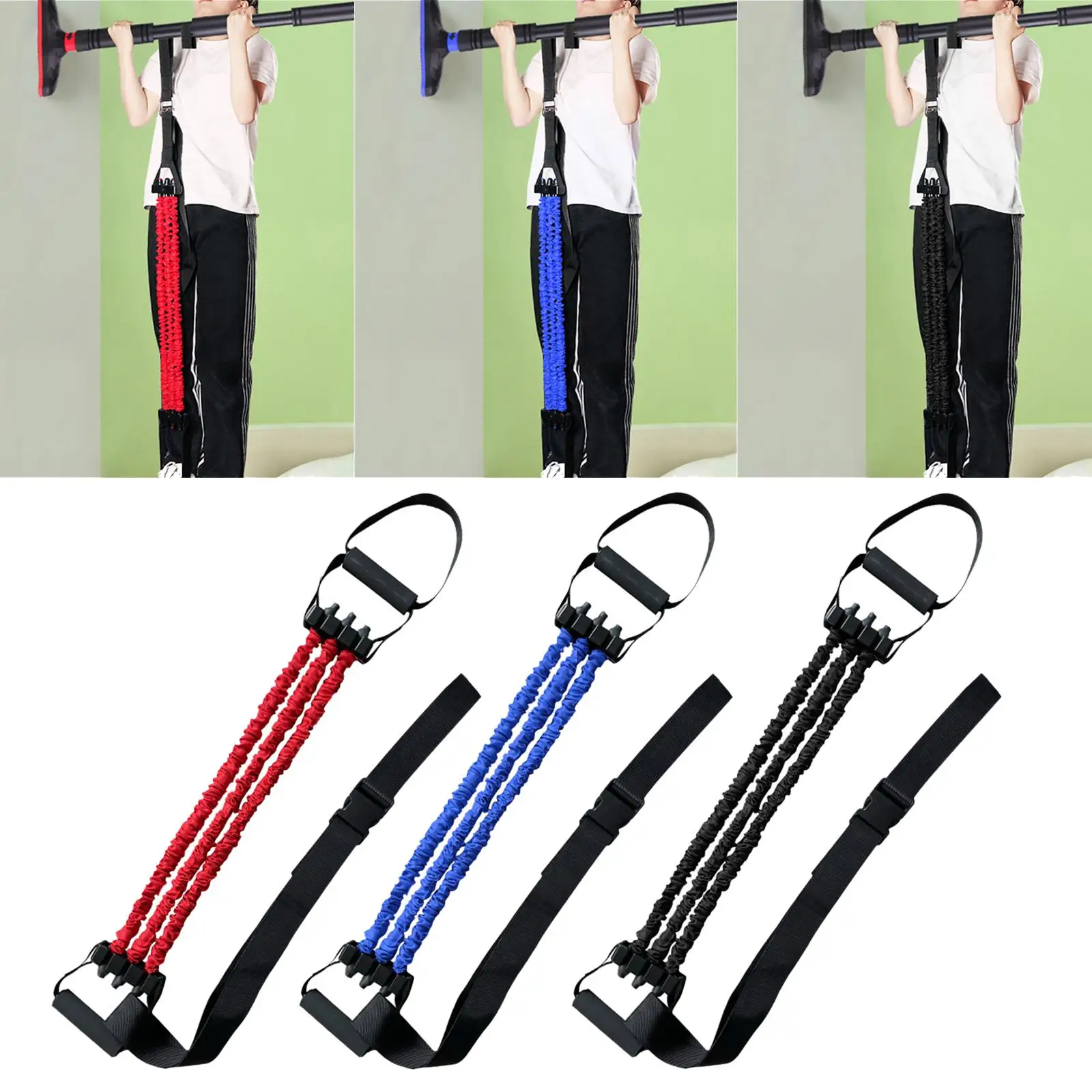 Premium Chin up Assistance Band Adjustable Resistance Bands for Improve Chest Strength Body Stretching Fitness Weight Lifting