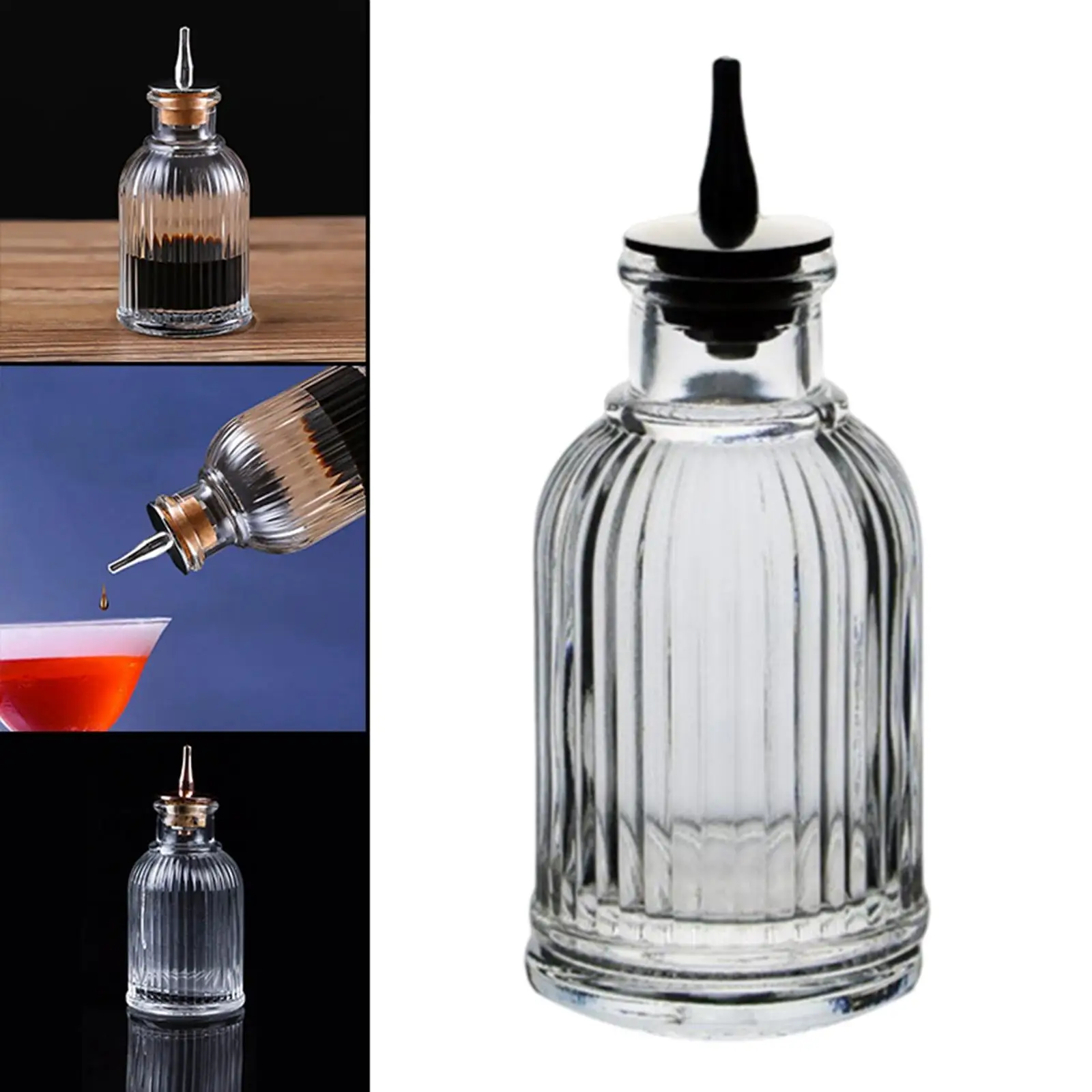 Bitters Bottle Dasher Bottles for Cocktails, Dispenser Bottles, Barware for Home Bar