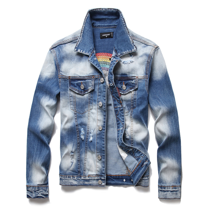 DSQUARED2 Brand Mens Denim Jacket Mens 