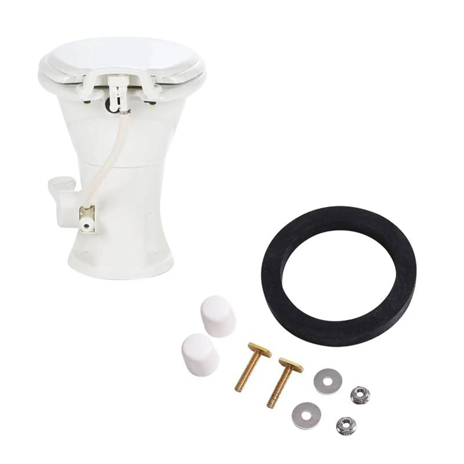 RV Toilet Seal Kit RV Toilet Gasket Toilet Mounting Hardware Kit RV Toilet Parts for 300 Series Toilets