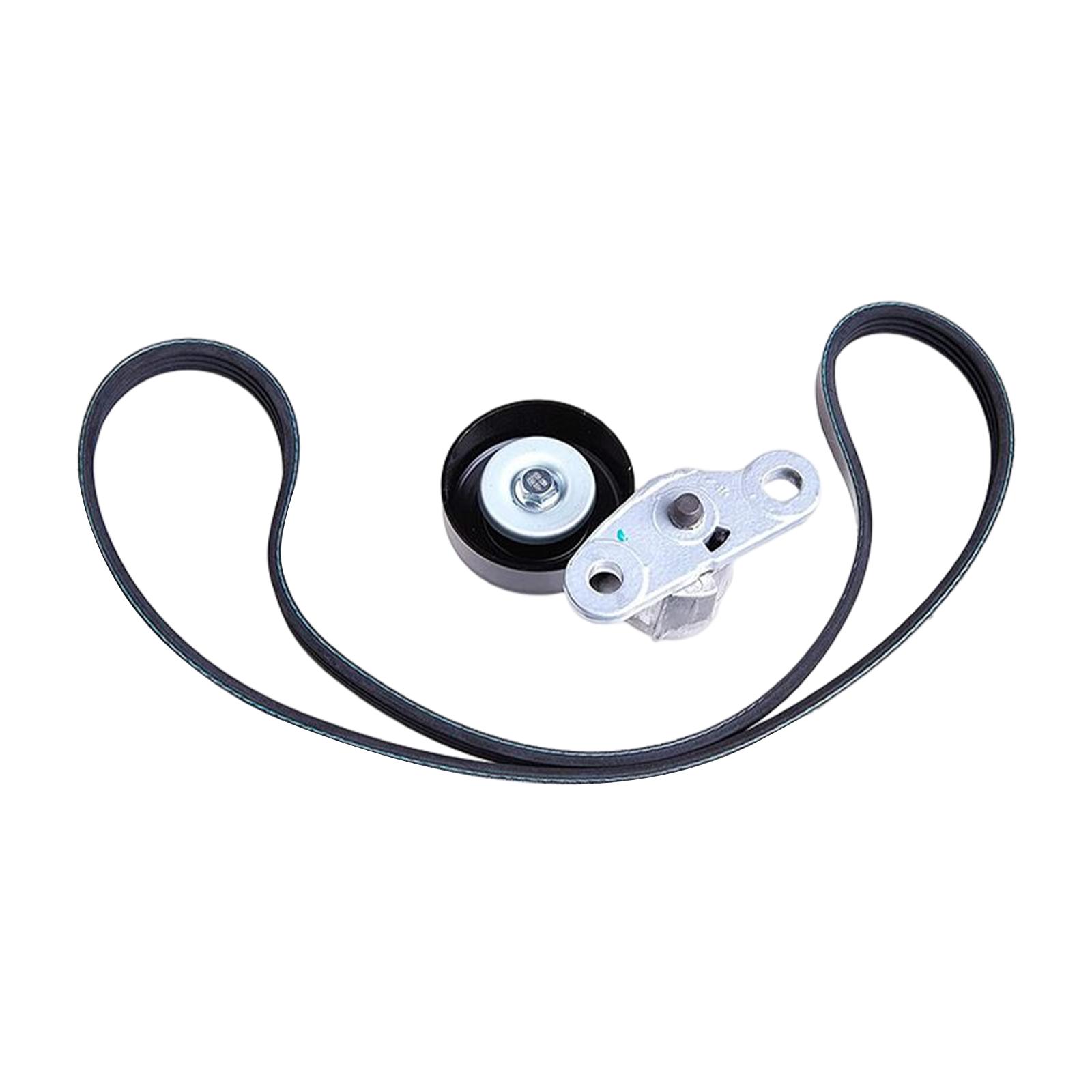 Serpentine Drive Belt Tensioner Kit Repair Parts for GMC Sierra 2500 3500 Yukon Stable Performance Easy Installation