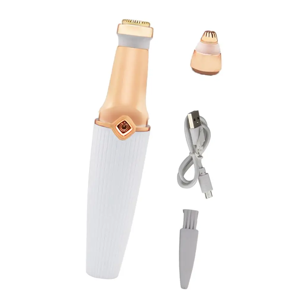 Eyebrow Trimmer Precision Electric Eyebrow Battery-Operated Peach-Fuzz
