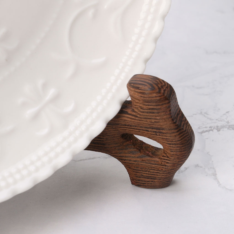 Wooden Folding Adjustable Display Stand Holder Easels Plate Bowl Book Photo Picture Frame Tea Cake Art Decorative Storage Rack