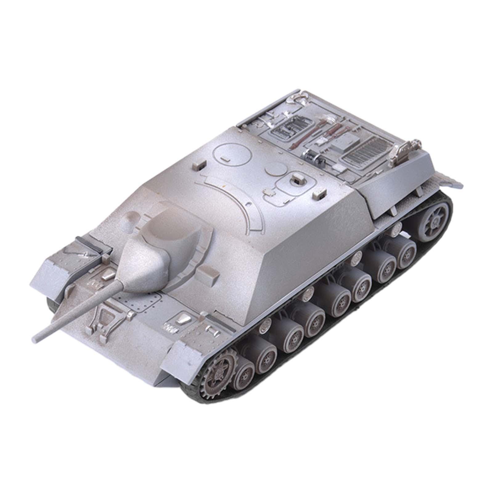 1:72 Scale 4D Tank Model DIY Assemble Table Scene Ornament Party Favors Collectible Battle Tank Toy for Kids Girls Birthday Gift