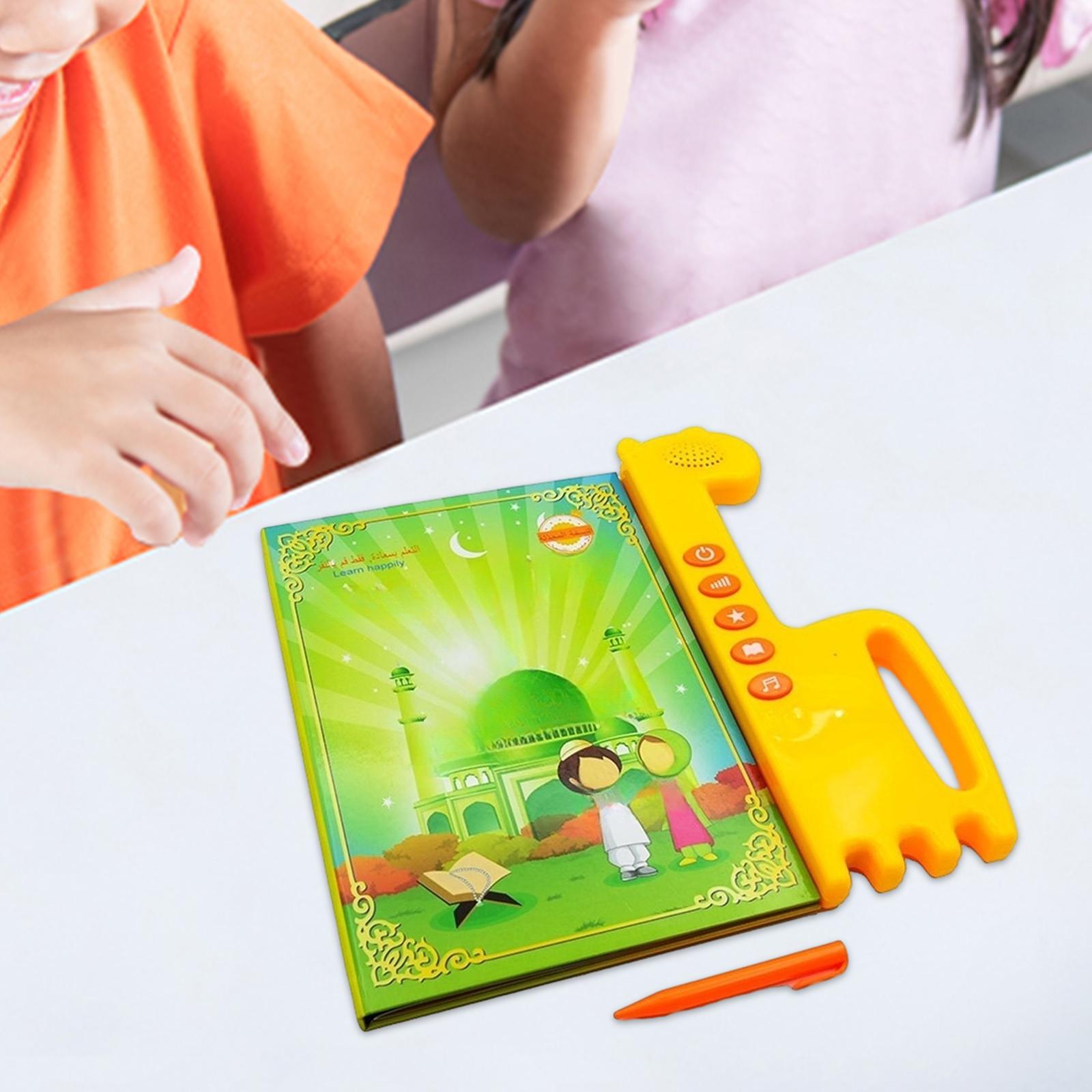 Arabic Reading Machine Arabic Word Learning Audio Book Multifunction Early Educational Machine for Bithday Gift Girls Kids Boys