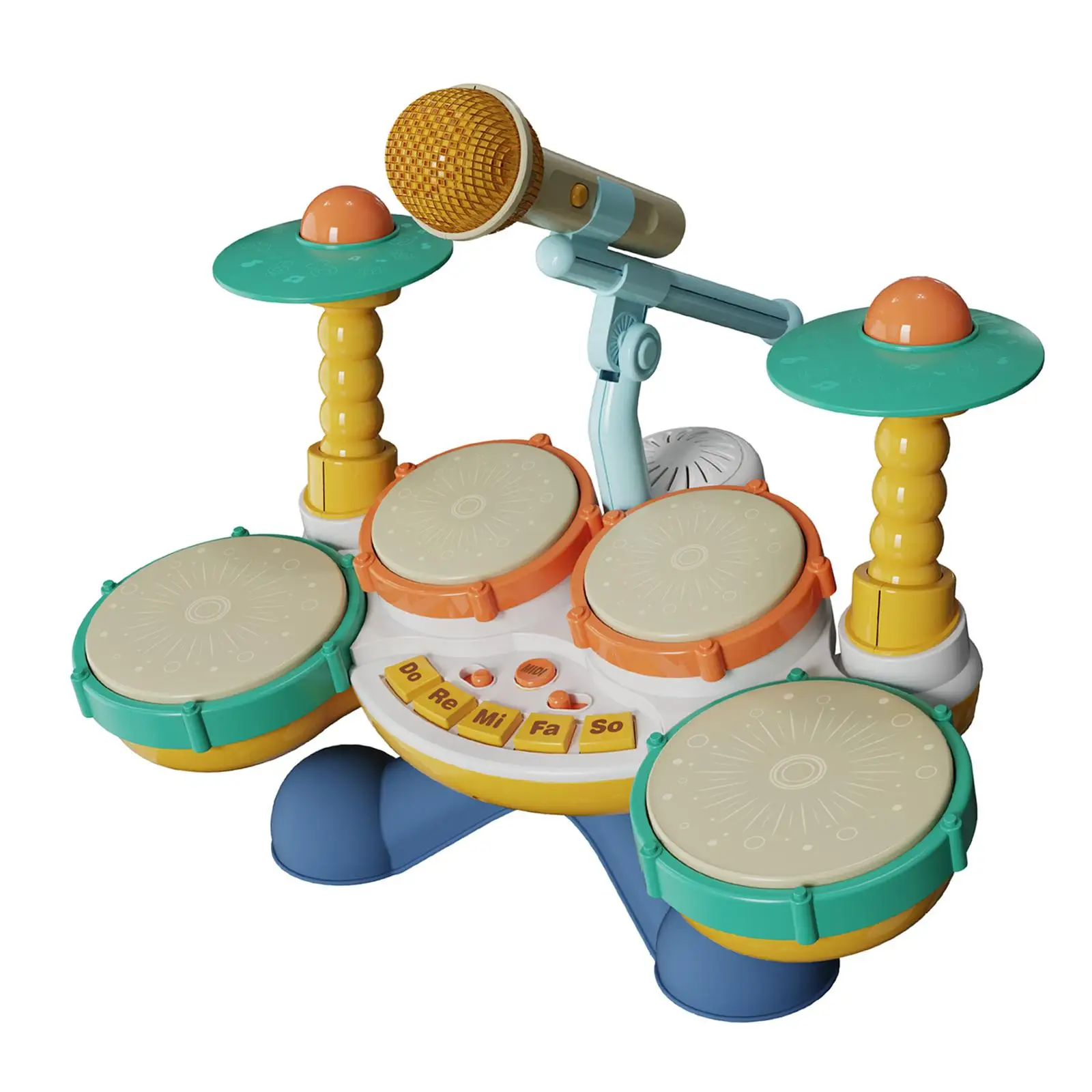 Light Toys 3 Year Old Baby Musical Instruments Baby Baby Drum Set