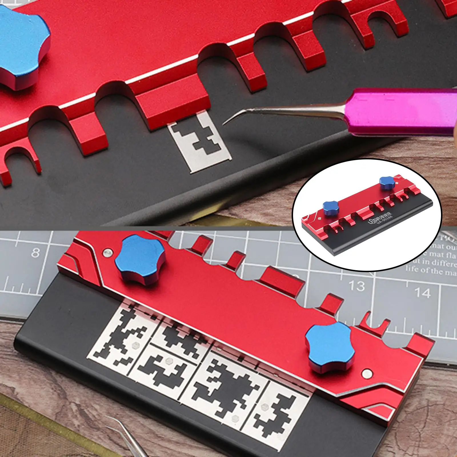  Photo Etched Parts   Bending Tool Kit Precision Etching Sheet Making  for  -90186 Detail Modification Etching Parts