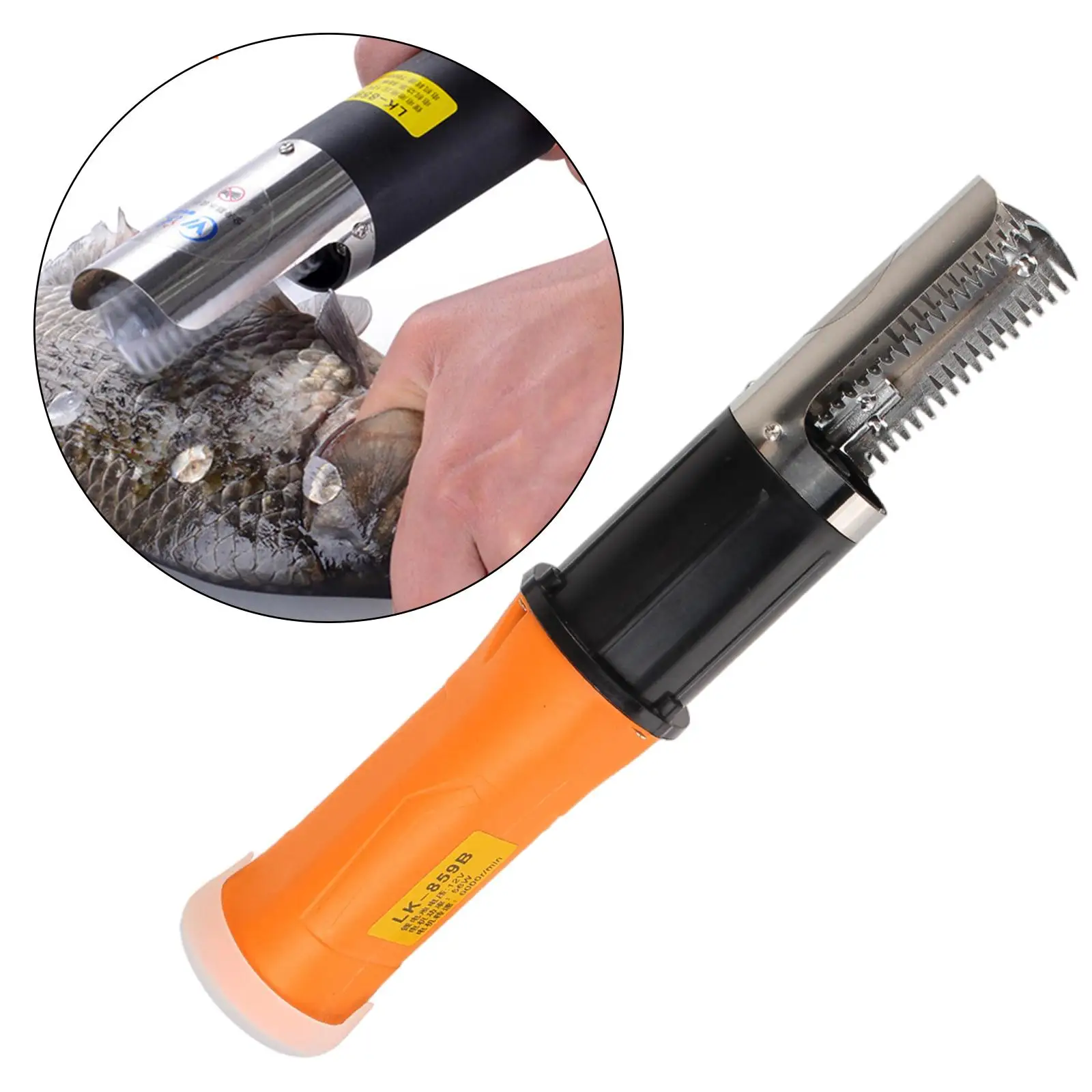 Electric Fish Scaler Rechargeable Cleaner Descaler Scraper for Home Kitchen