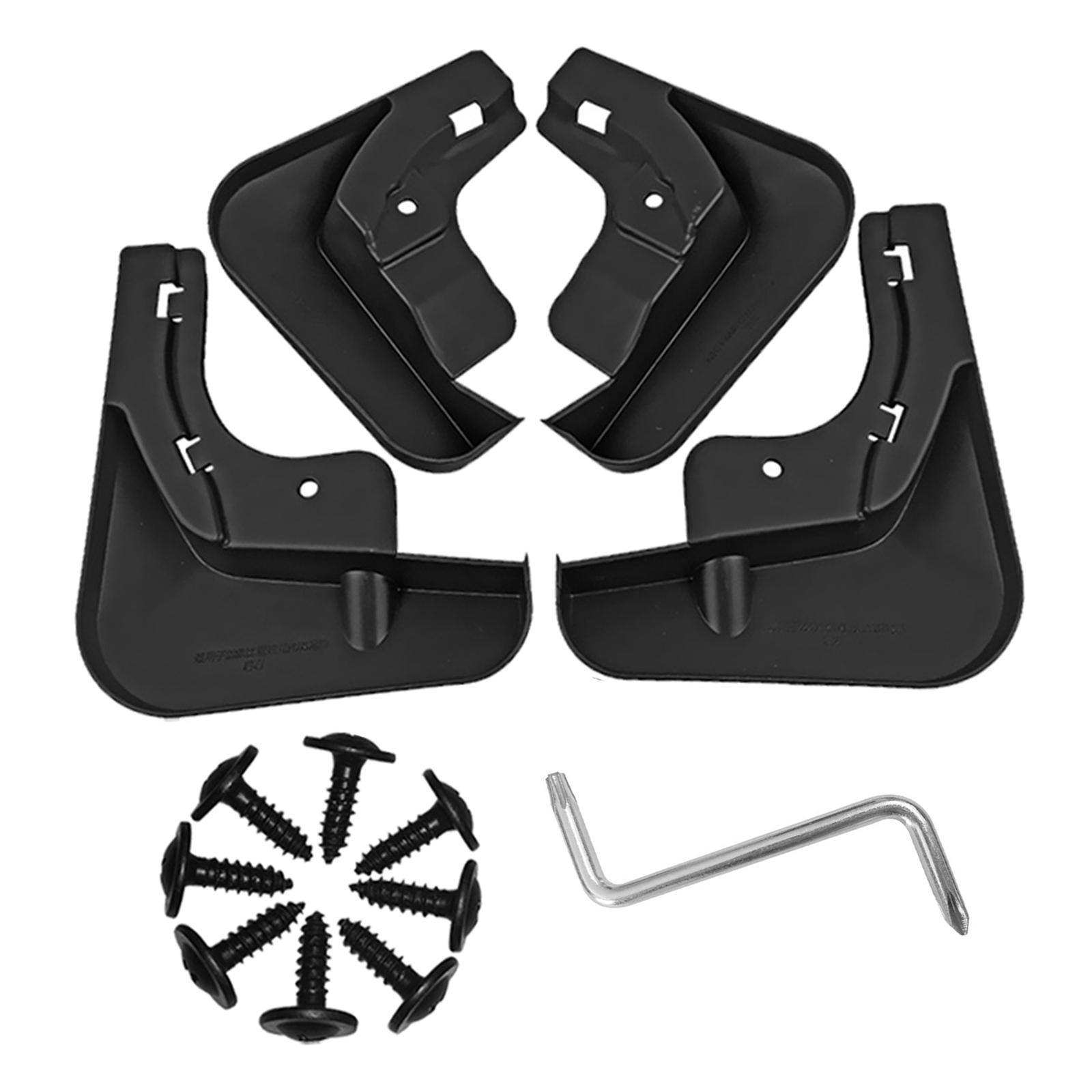 Splash Guards Mud Flaps 4Pcs Kit Mudguards Mudflaps for Yuan Plus Stylish