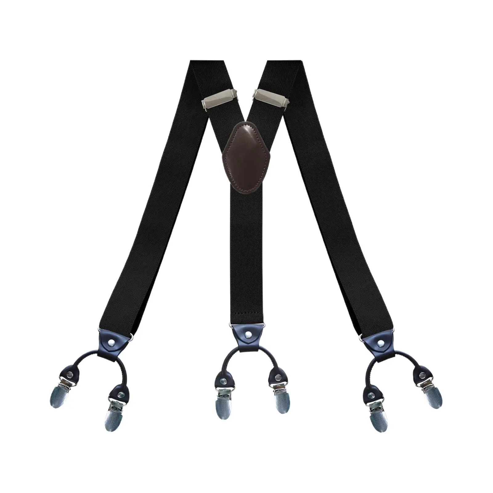 Men Suspenders Adjustable Trousers Suspender Elastic Comfortable Y Shaped