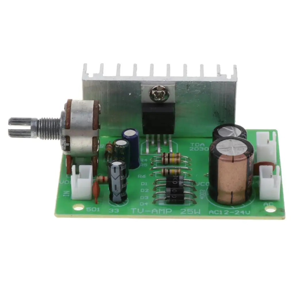 /DC 12v 20w  Mono Audio Power Amplifier Board Assembled Green