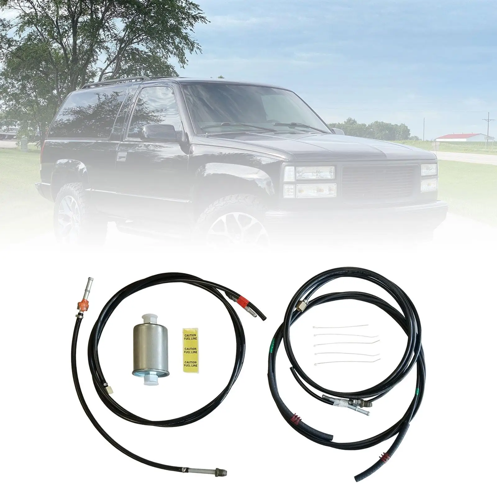 Fuel Line Kit Nfr0013 Durable Spare Parts Automotive Parts Replacement Tube Set for Chevrolet Easy Installation