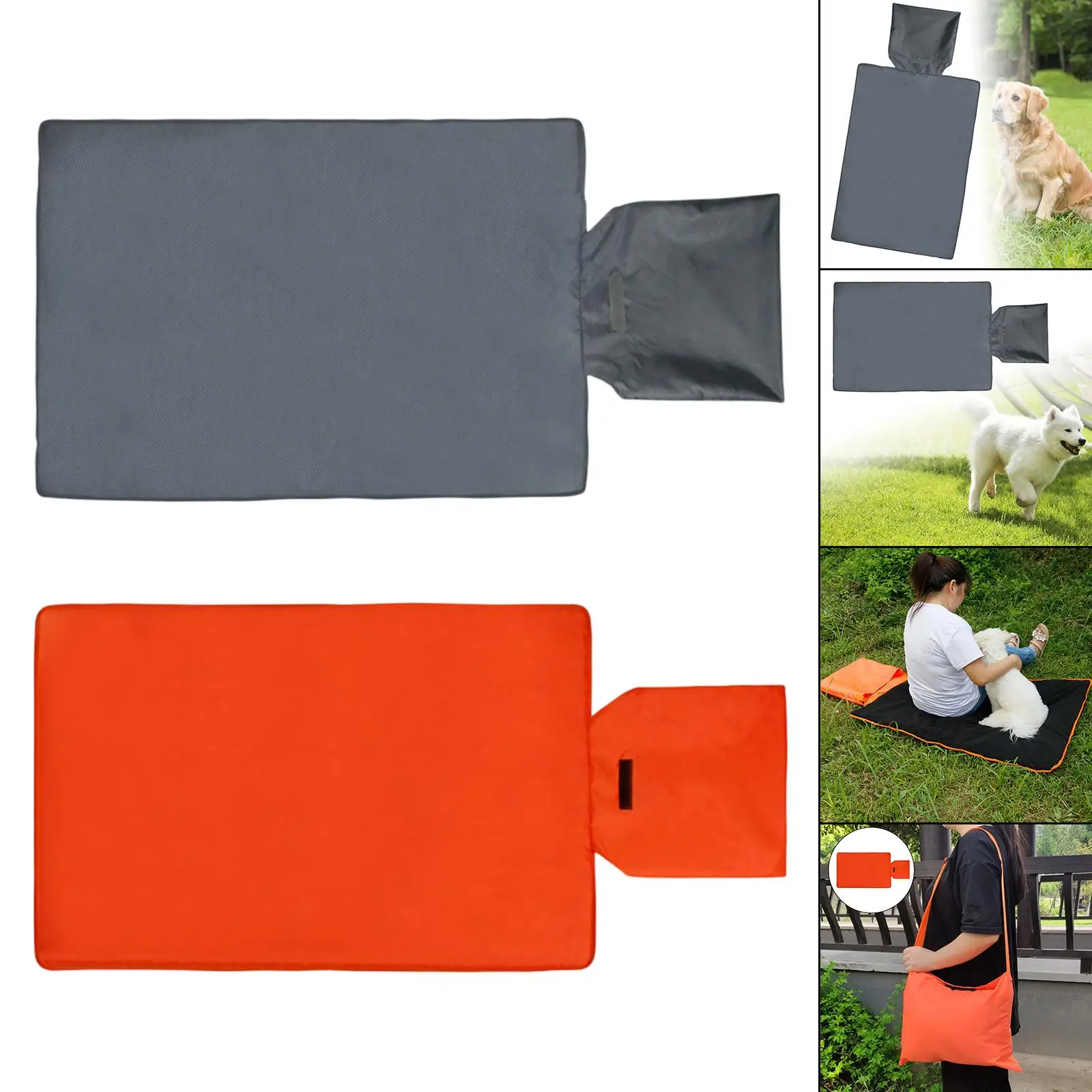 Portable Pet Sleeping Pad Folding Blanket for Camping Puppy Outdoor Hiking