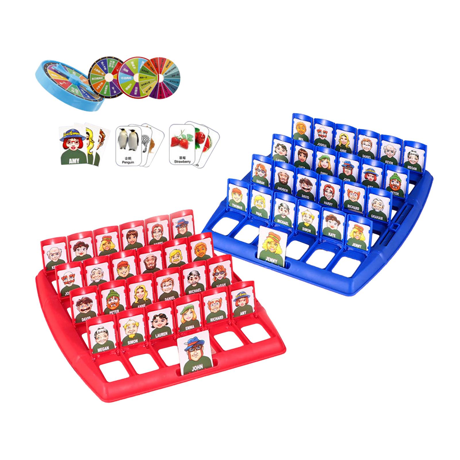 Guessing Who Game Fun Educational Board Game for Party Prop Family Game Boys