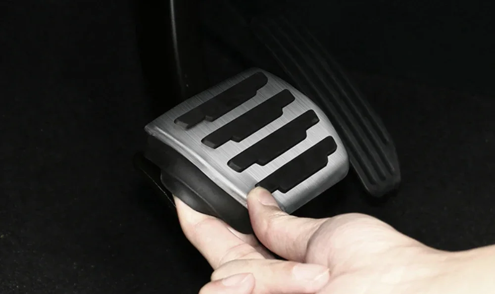 Edelstahl Auto Pedale Gas Bremssteun Pedal für Land Rover Range Rover Evoque Discovery Sport Innen Zubehör – Detail 7