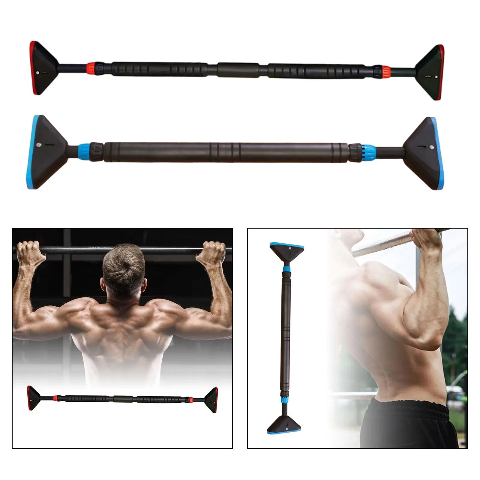 Pull up Bar Adjustable Chin up Bar with Locking Mechanism for Gym Equipment