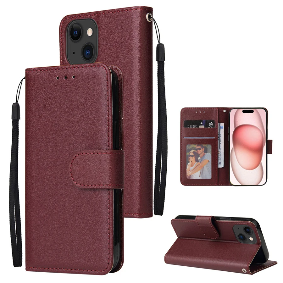 Sf6088b134f4946cd80129261304b8979R Wallet With Card Slot Photo Frame Stand Magnetic Flip Leather Case For Apple iPhone 15 Pro Max 14 Plus 13 12 11 Anti-fall Cover