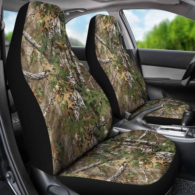 Green Camouflage Car Back Seat Pet Covers, Backseat Seat Covers, Seat Protector, Car Accessories, Abstract 2024 Art