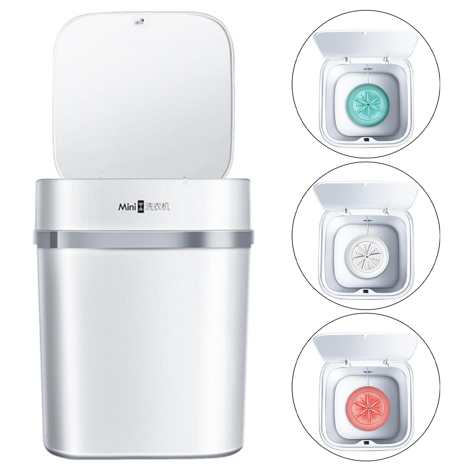 Mini Washing Machine Automatic Household 10L Portable Ultrasonic Turbo Washing Machine Wash Dry Underwear Care Cleaner