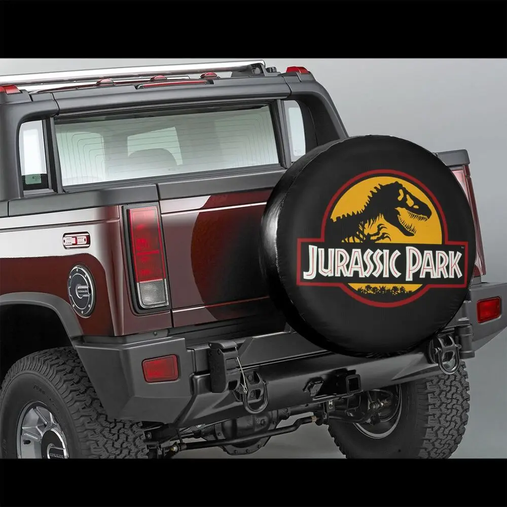 Jurassic Park Ancient Animal Spare Tire Cover for Jeep Hummer Giant Dinsaur Dust-Proof Car Wheel Covers 14" 15" 16" 17" Inch car shade cover