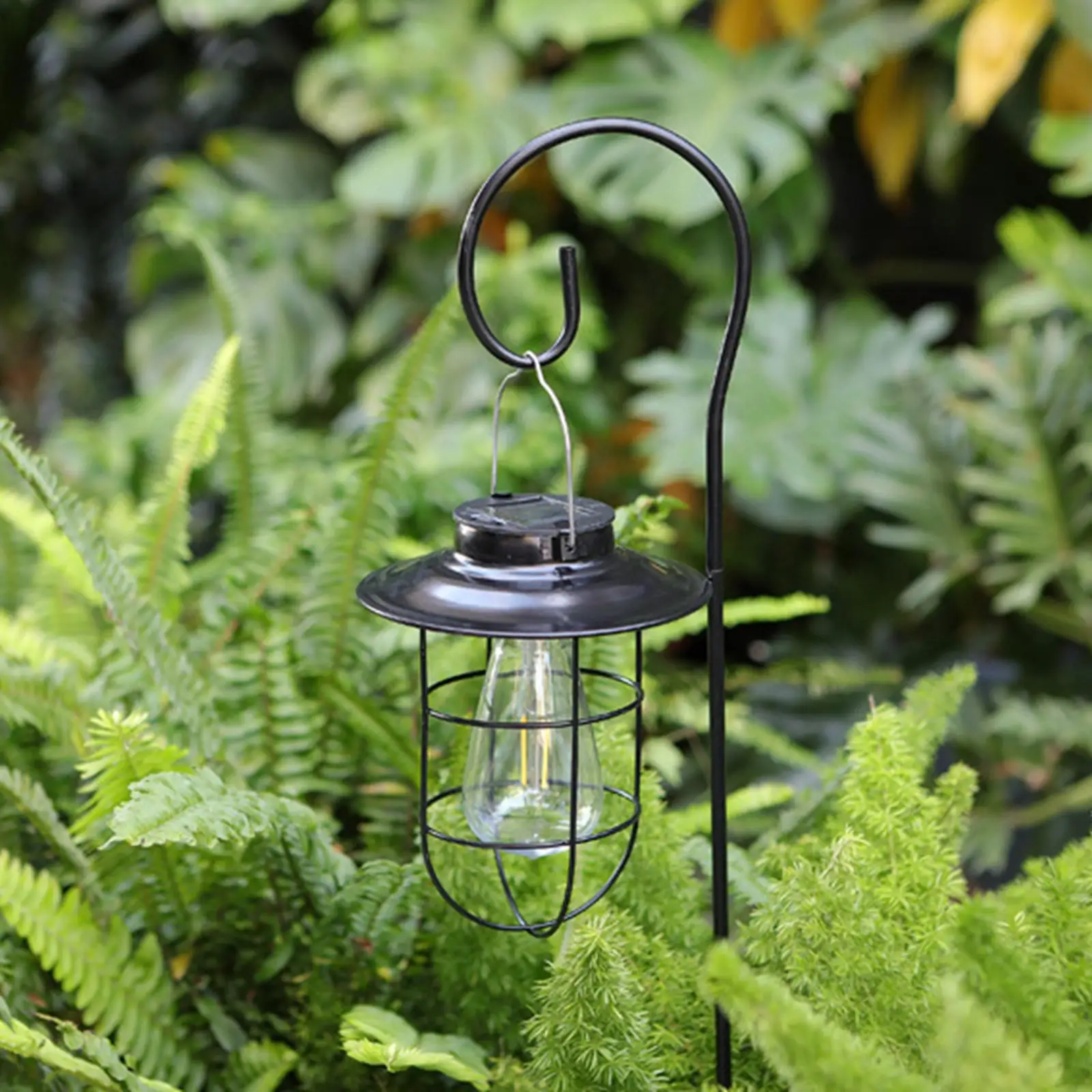 Retro Garden Solar Light Table Lanterns Dusk to Dawn IP44 Waterproof Warm White LED for Outdoor Fence Yard Patio Tree