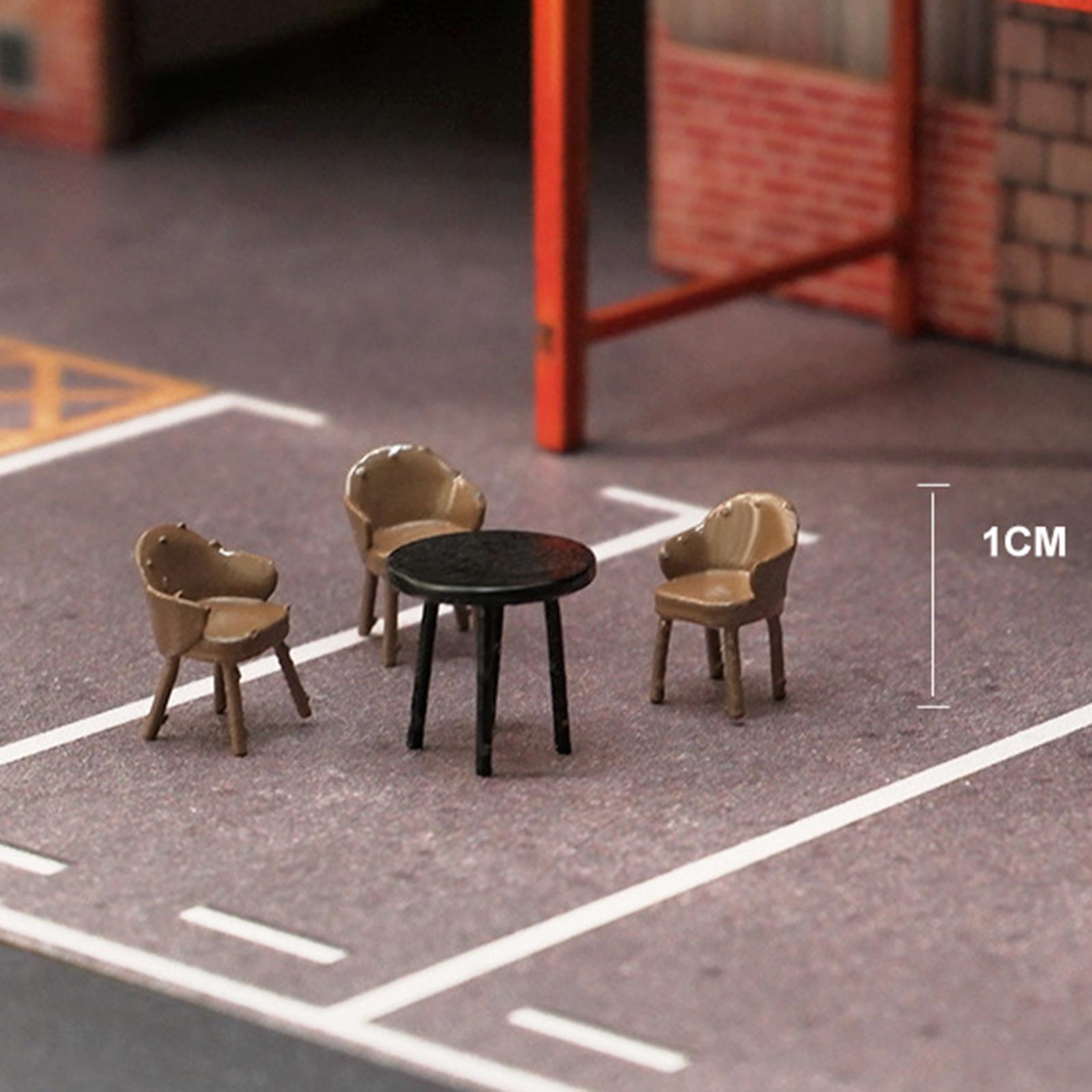 1/64 Miniature Figure Scene Layout for Fariy Garden Street Desktop Ornament