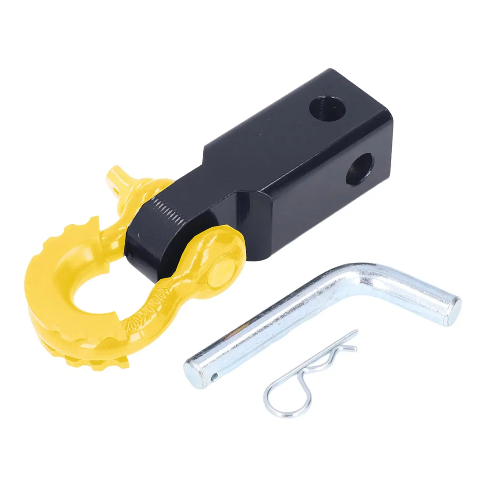 Shackle Hitch Receiver Spare Easy Using Heavy Duty Block Professional Attachments with Connector for SUV Vehicle