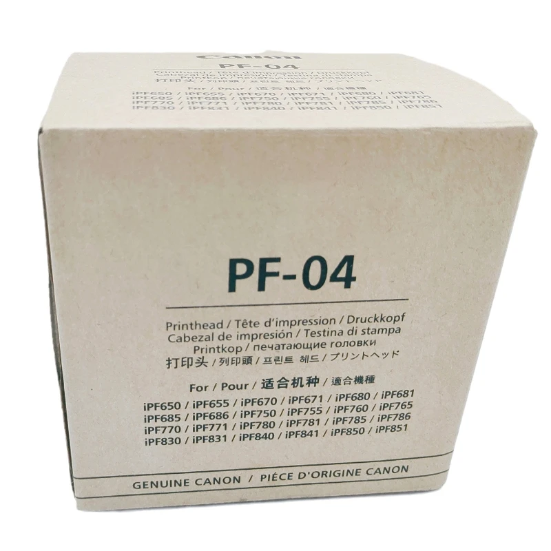 PF-04 PF04 Print Head Printhead For Canon IPF650 IPF655 IPF680 IPF681 IPF685 IPF686 IPF750 IPF755 IPF760 IPF765 Nozzle printer heads