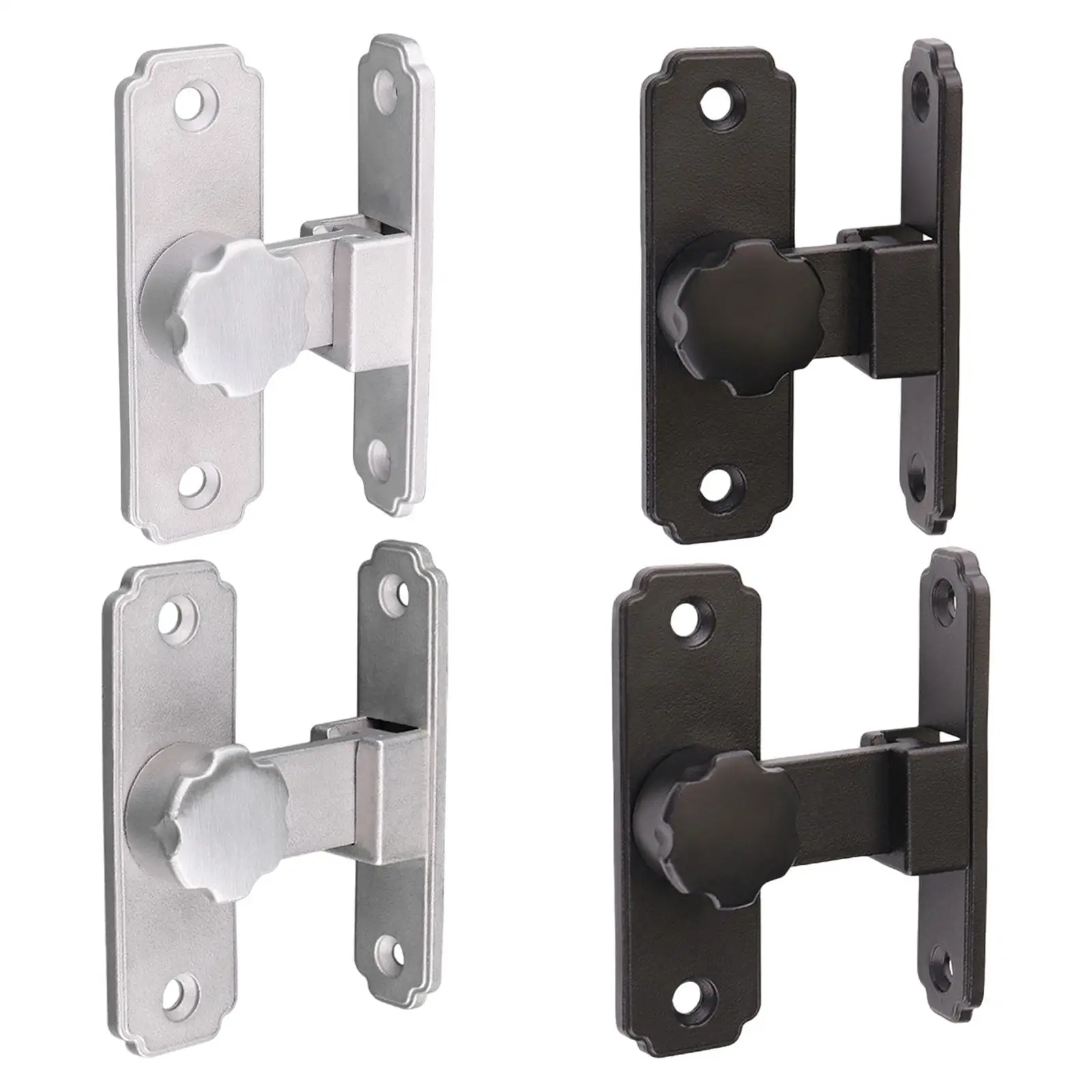 Sliding Door Lock Lever Lock Heavy Duty with Screws Durable Hardware Front Door Locks for Bathroom Entrance Garage Home Window