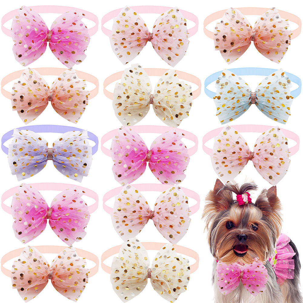 50 stücke Spitze Große Bögen Für Hunde Mode Nette Große Hund Groß Bowties Kragen Für Hunde Haustiere Pflege Bögen haustier Zubehör Hund Liefert – Detail 1