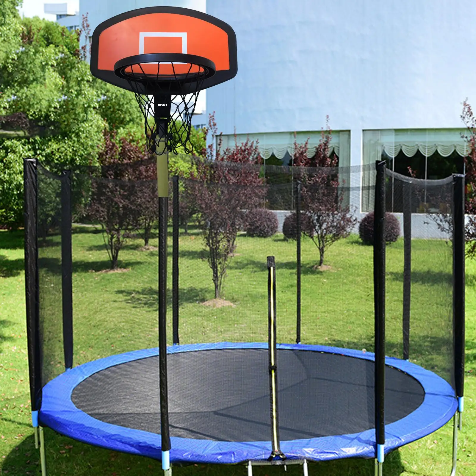Basketball Hoop for Trampoline Trampoline Accessories Indoor Basketball Goal Universal Basketball Hoop Mounting Bracket Boys