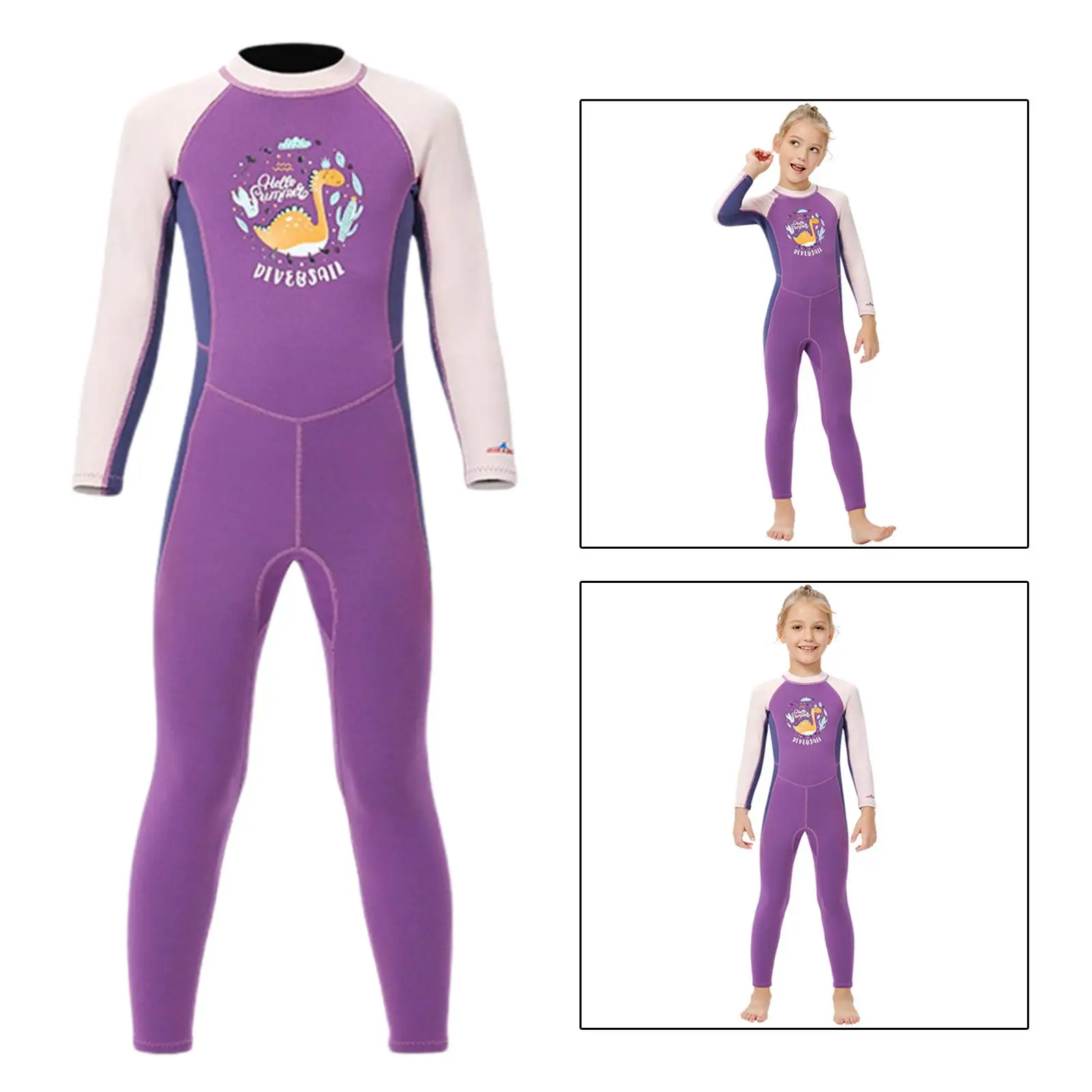 Little Childrens Full Length Wetsuit 2.5mm   Kayak Swimsuit Diving suits Suit for Boys Girls Diving Scuba Fishing Water