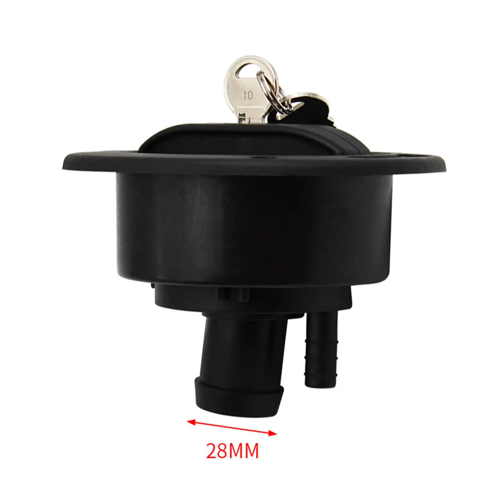 Universal Gravity Fresh Water Hatches Inlet Leakproof with 2 Keys Replace Lockable for Motorhome Camper Boat