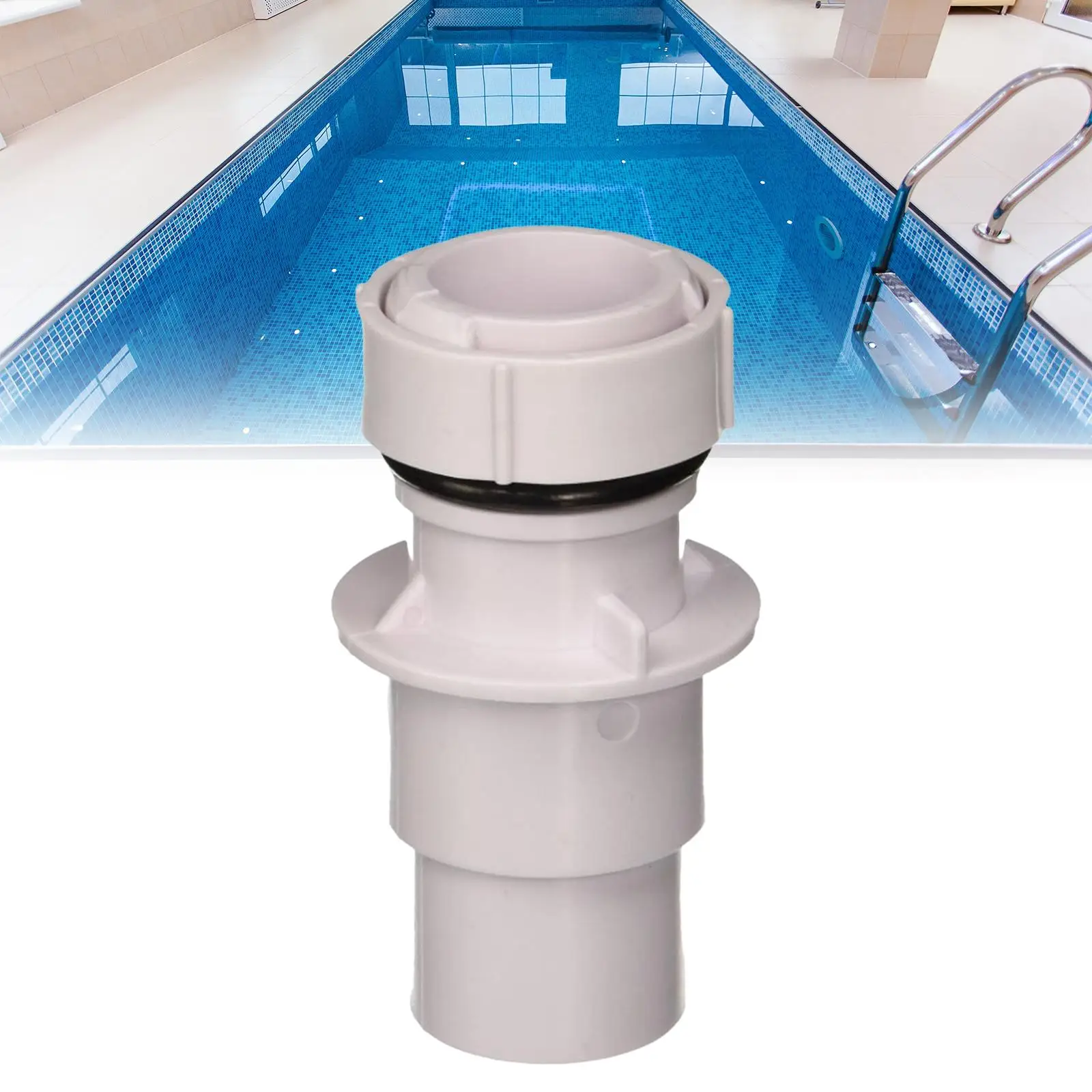 4552 Skim Filter Pump Adapter Durable Pool Cleaning Fittings for Skimmer Plumbing Connection above Ground Pool Pump Supplies