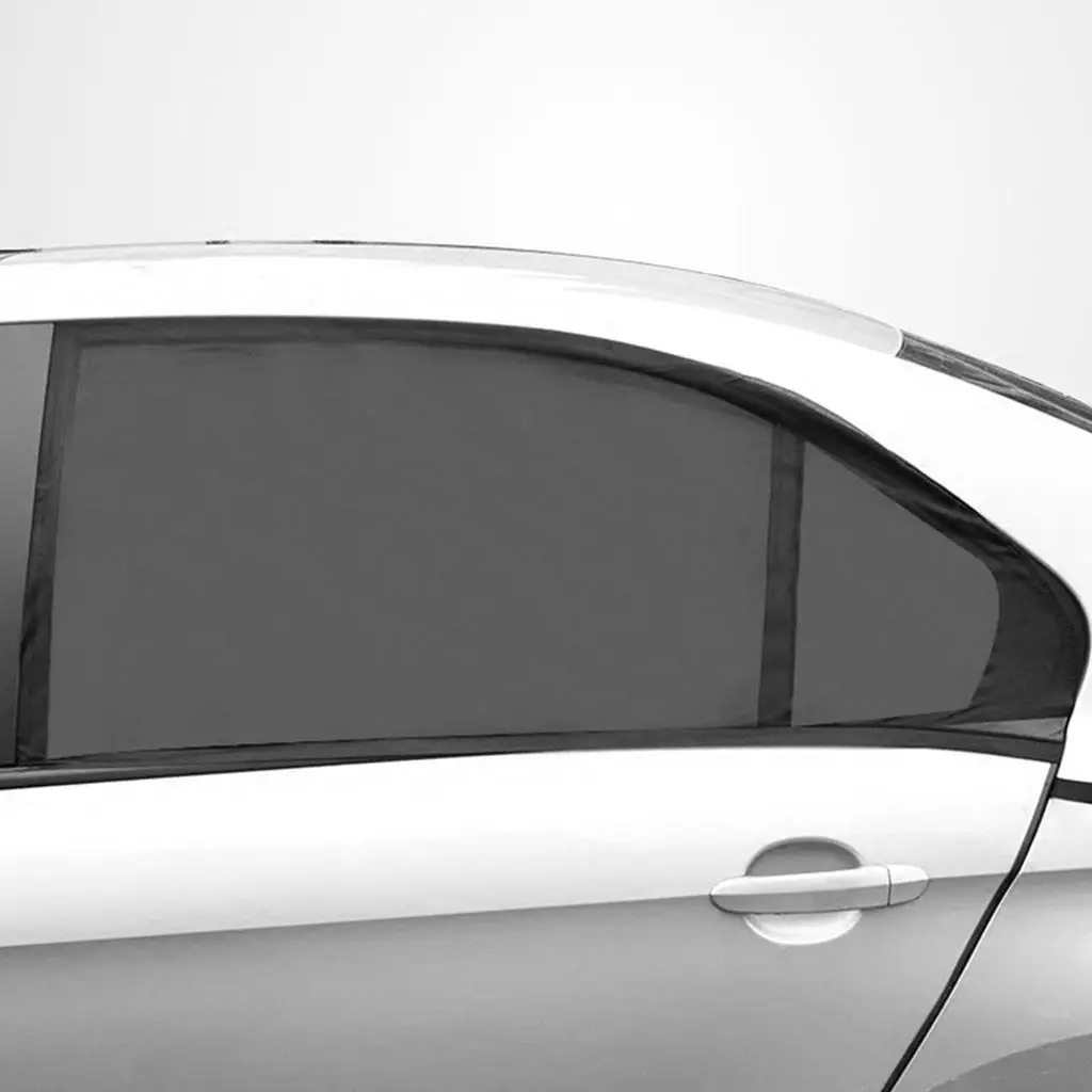 6X 1 pair Universal Car Side Window Sun Visor Screen UV Protector Quick Install